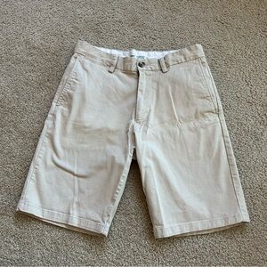 Old Navy Men's Beige Flat Front Shorts